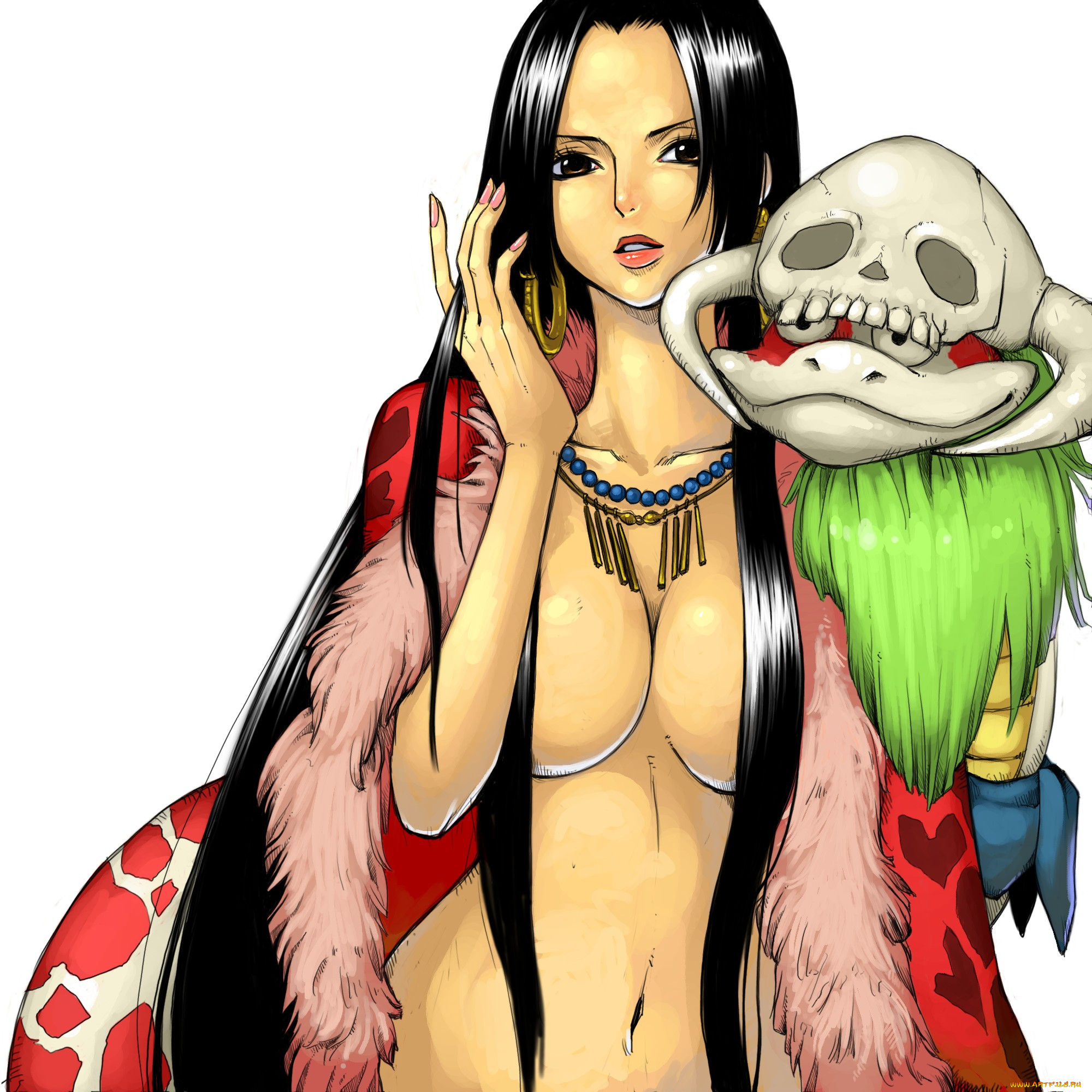 , one, piece, boa, hancock